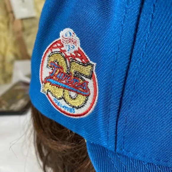 Minnesota Twins Fitted Hat Sneakertown Maggie Simpson Pack New Era 7 1/4